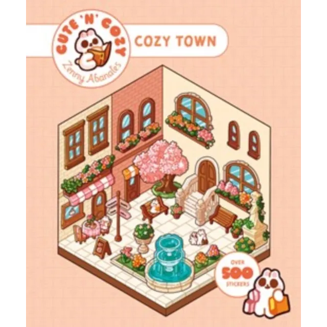 [9781837761289] Cute 'n' Cozy Sticker Therapy : Cozy Town