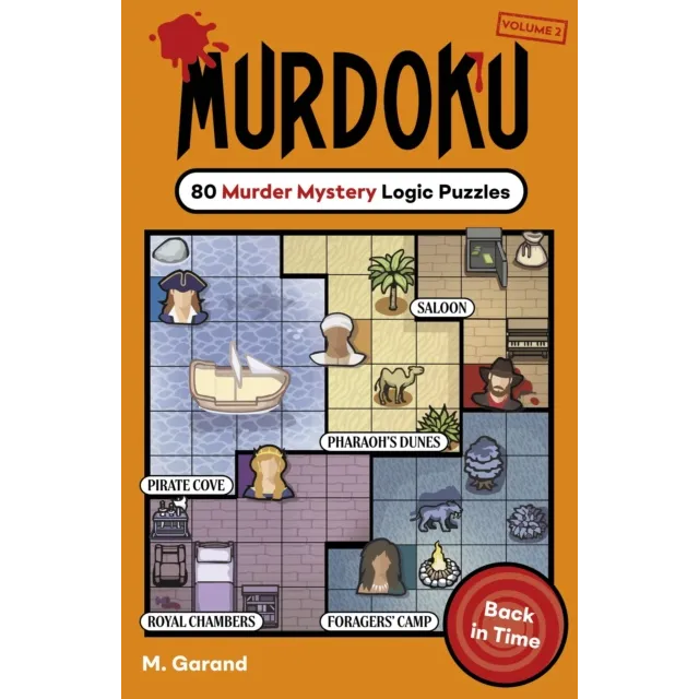 [9781405995887] Murdoku 2 : Back In Time : 80 Murder Mystery Logic Puzzles
