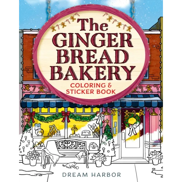 [9780008817305] Dream Harbor : The Gingerbread Bakery - Coloring and Sticker Book