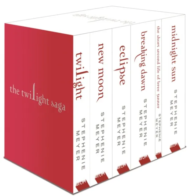 Twilight Saga 6 Book Set (Deluxe White Cover)