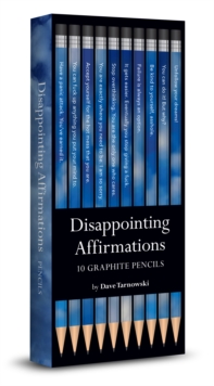 [9781797230061] Disappointing Affirmations 10 Graphite Pencils