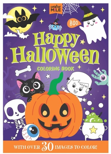 [9781923286887] Happy Halloween Colouring Book