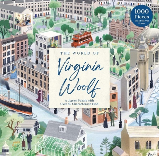[9781399609111] The World of Virginia Woolf : 1000 Pieces Jigsaw Puzzle