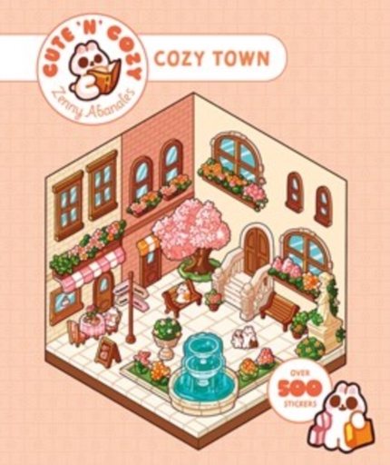 [9781837761289] Cute 'n' Cozy Sticker Therapy : Cozy Town